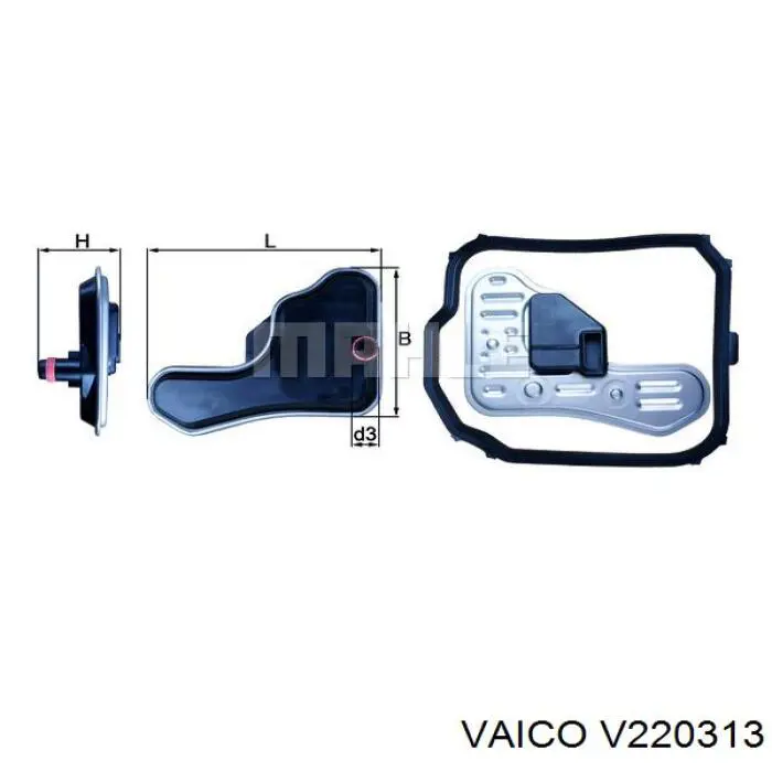 V220313 VEMO/Vaico фільтр акпп