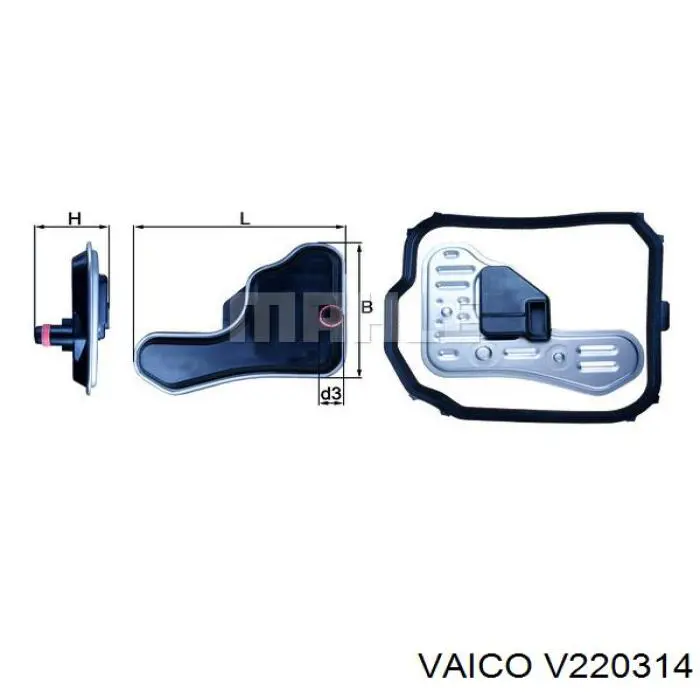 V220314 VEMO/Vaico фільтр акпп
