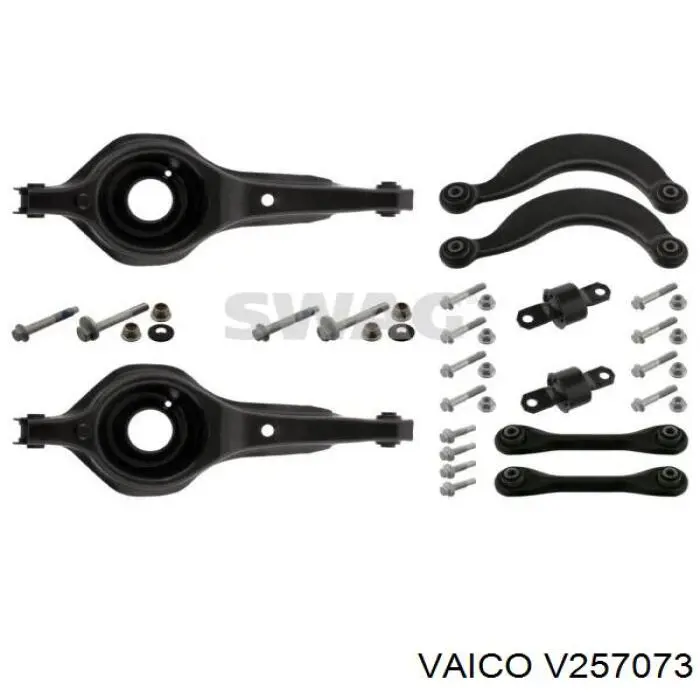 Комплект важелів задньої підвіски V257073 VEMO/Vaico
