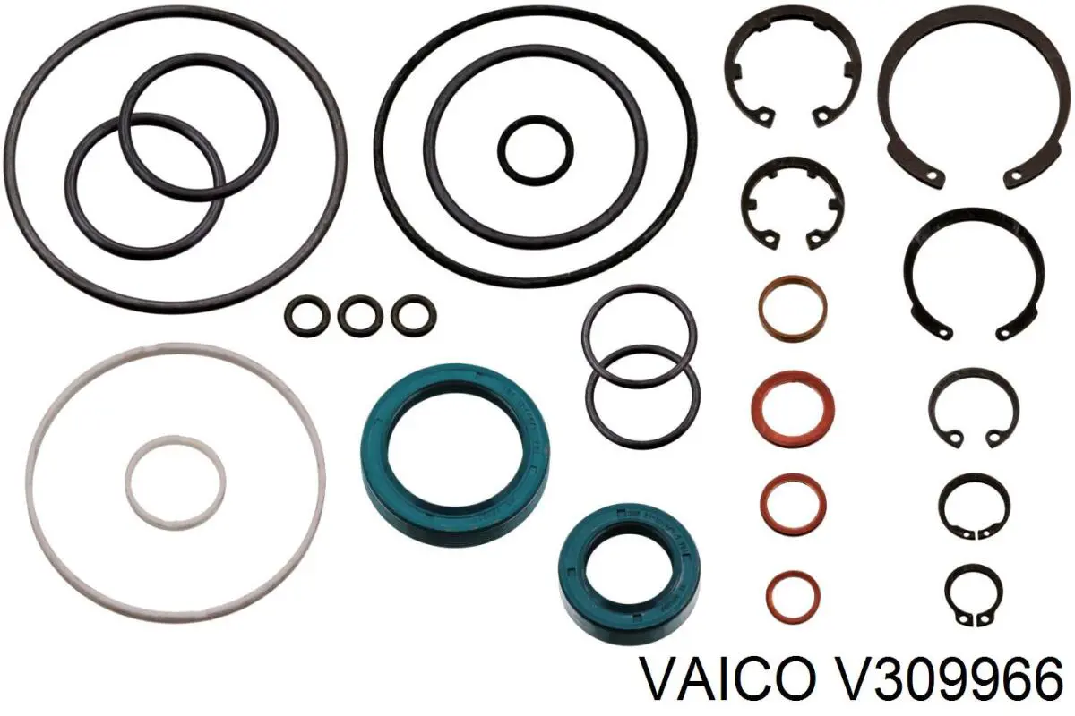Ремкомплект рульової рейки (механізму) г/у, (комплект ущільнень) V309966 VEMO/Vaico