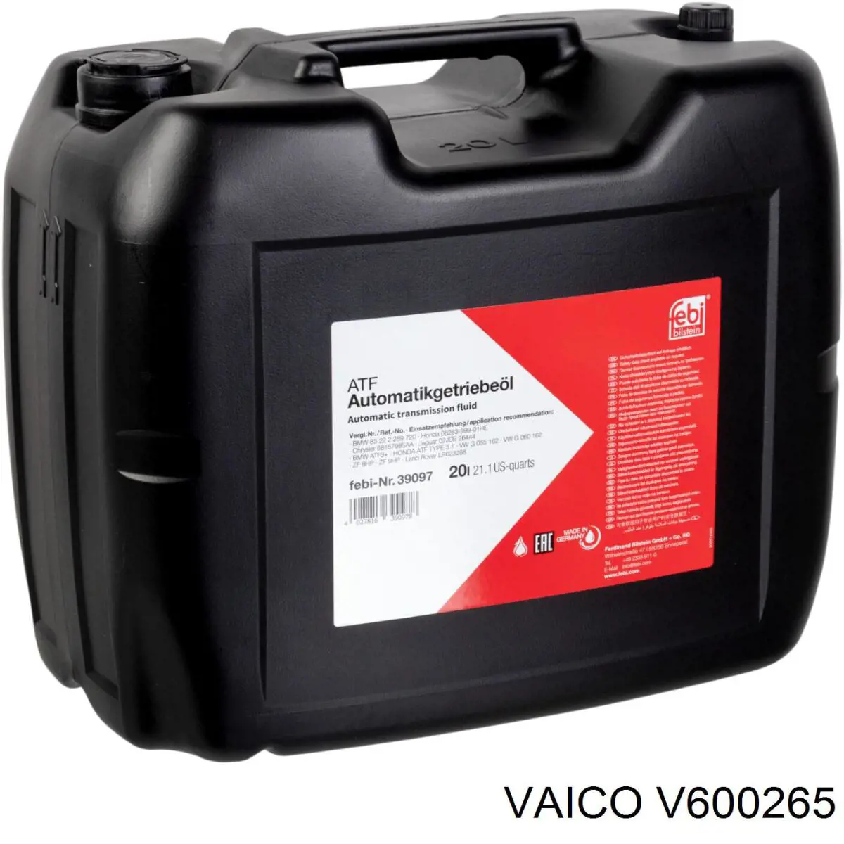 Масло варіатора VEMO/Vaico V600265 ціна, від 57.41 USD