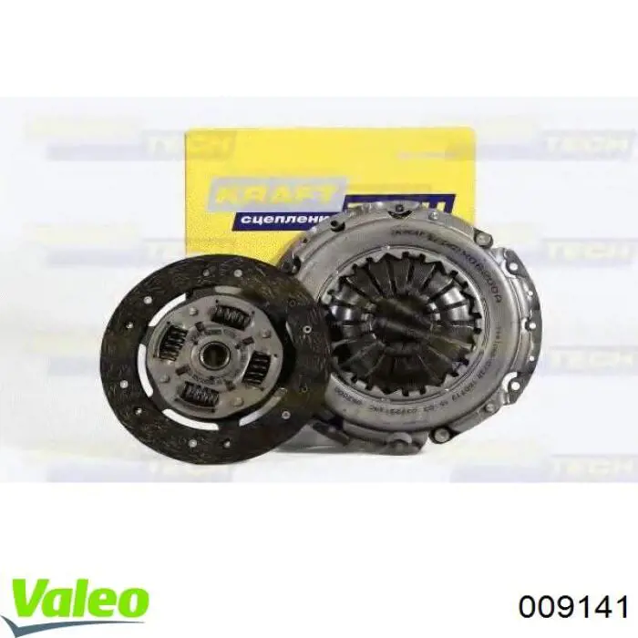 Купити 009141 VALEO Комплект зчеплення (диск, корзина, підшипник)