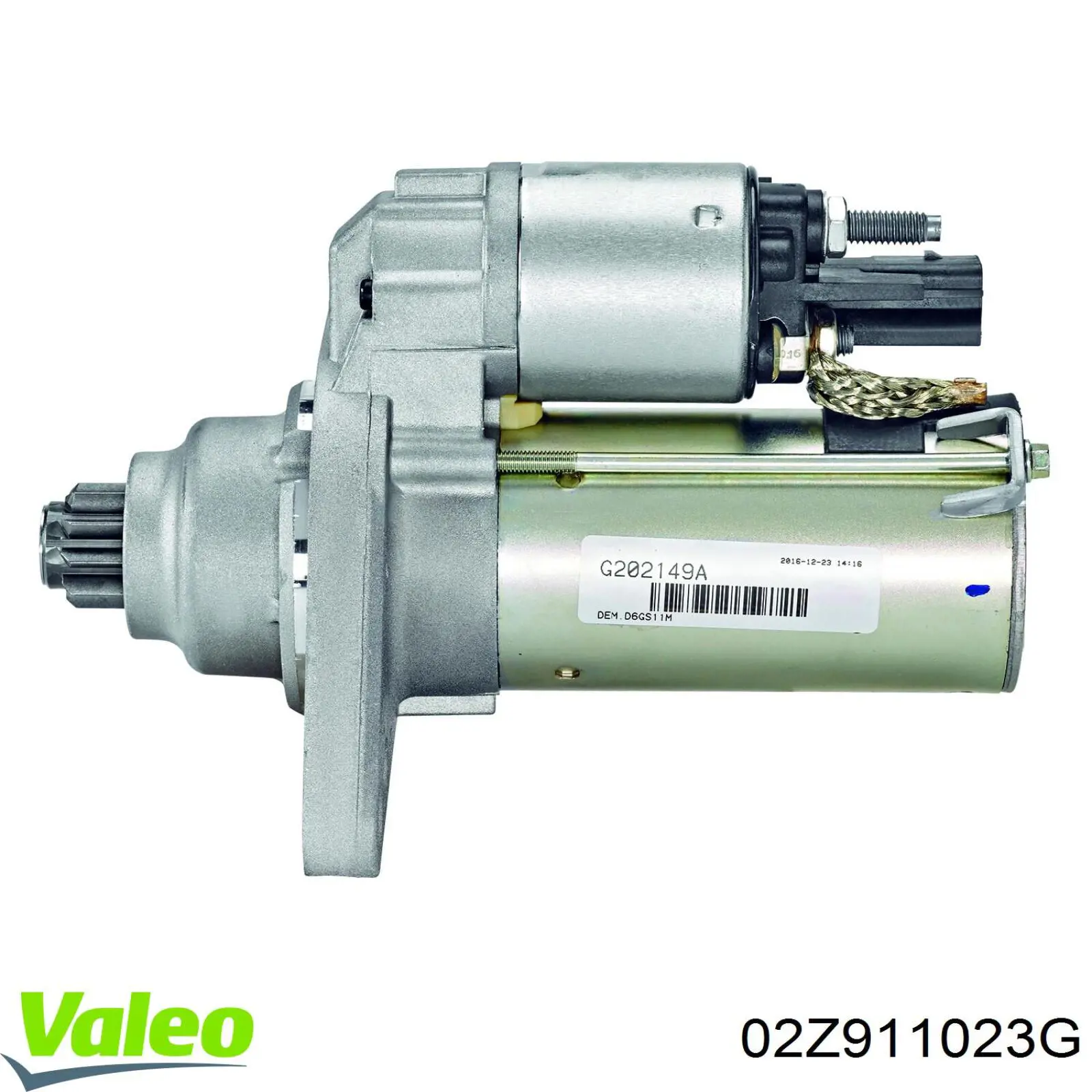 Стартер 02Z911023G VALEO