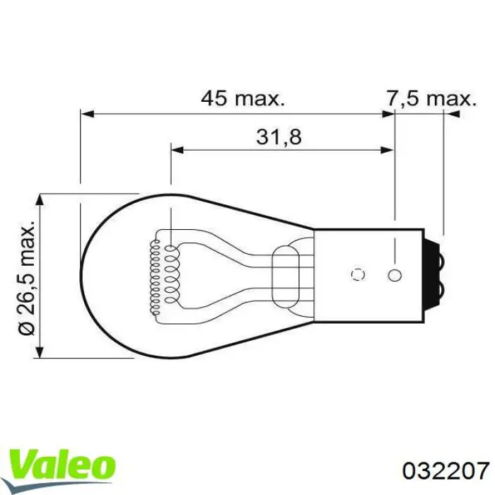 Лампа Magneti Marelli P215W12V