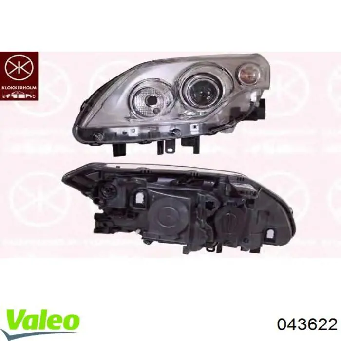 Купити 260100040R Renault (RVI) Права блок фара