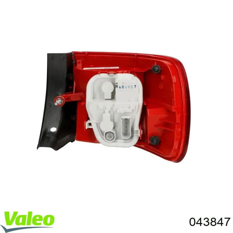 Ліхтар задній правий, зовнішній VALEO 043847 ціна, від 136.26 USD