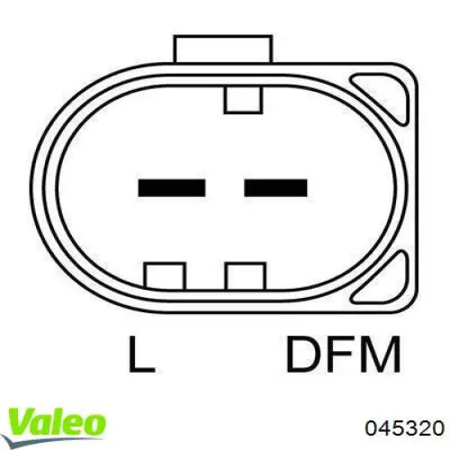 Ліхтар задній лівий VALEO 045320