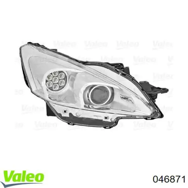 9676591480 Peugeot/Citroen Основна фара - вставка