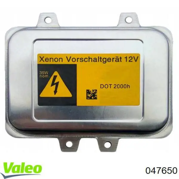 Блок розпалювання, ксенон 047650 VALEO
