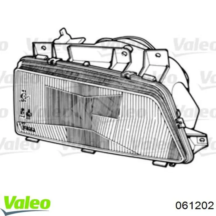 Скло фари правої VALEO 061202 ціна, від 29.13 USD