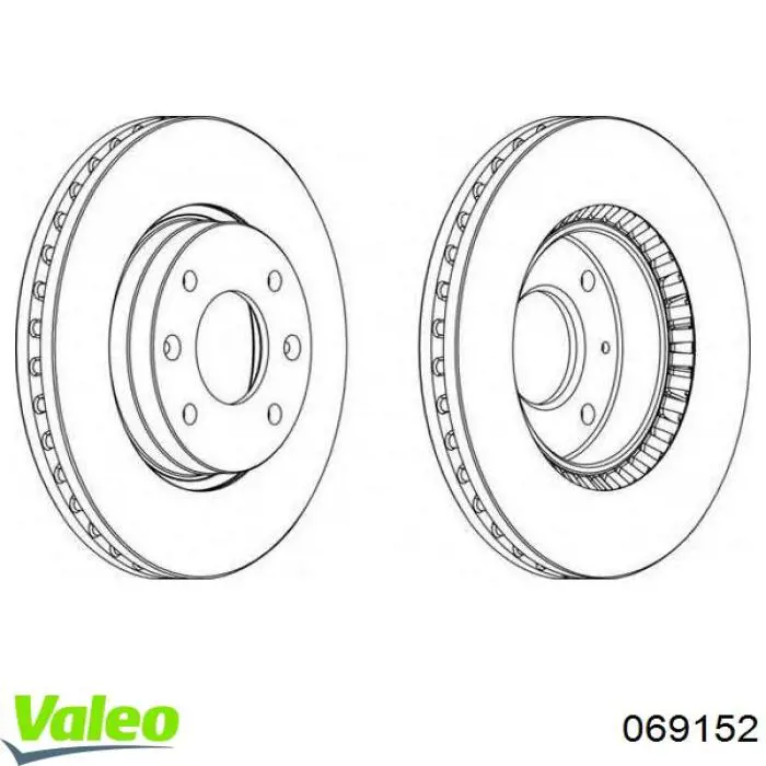 Купити 069152 VALEO Фара правая