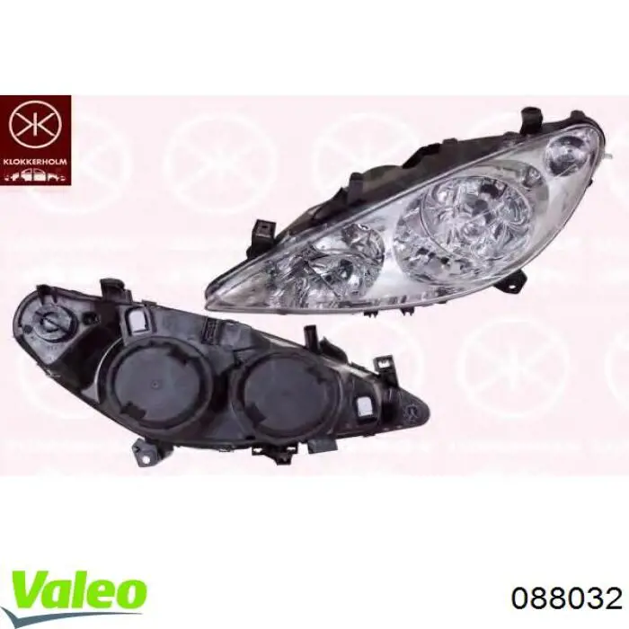Купити 088032 VALEO Основна фара в зборі ліва