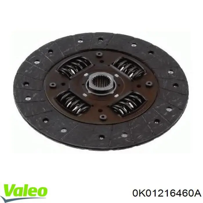 Диск сцепления VALEO 0K01216460A Диск сцепления VALEO 0K01216460A