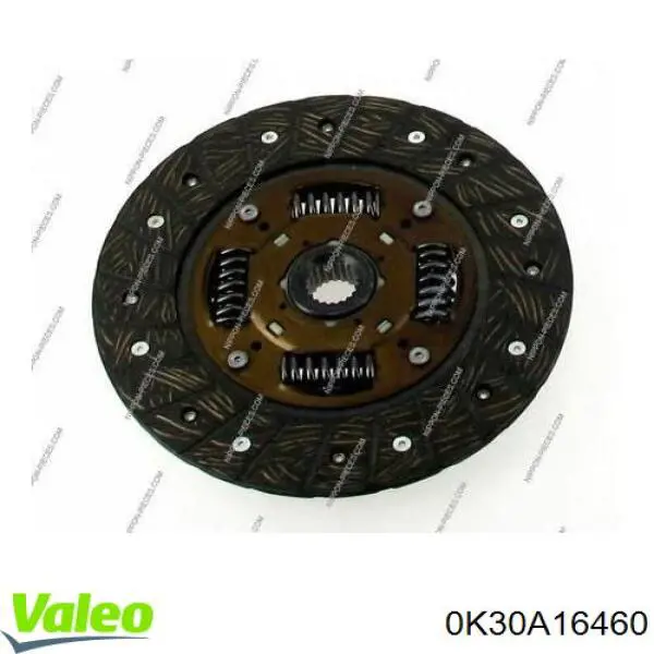 Диск сцепления VALEO 0K30A16460 Диск сцепления VALEO 0K30A16460