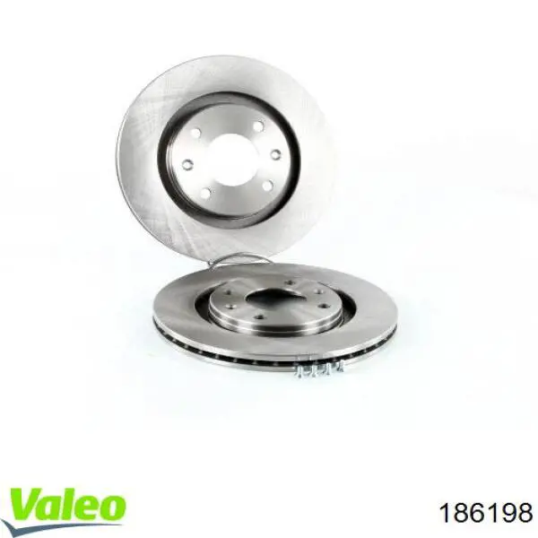 186198 VALEO диск гальмівний передній