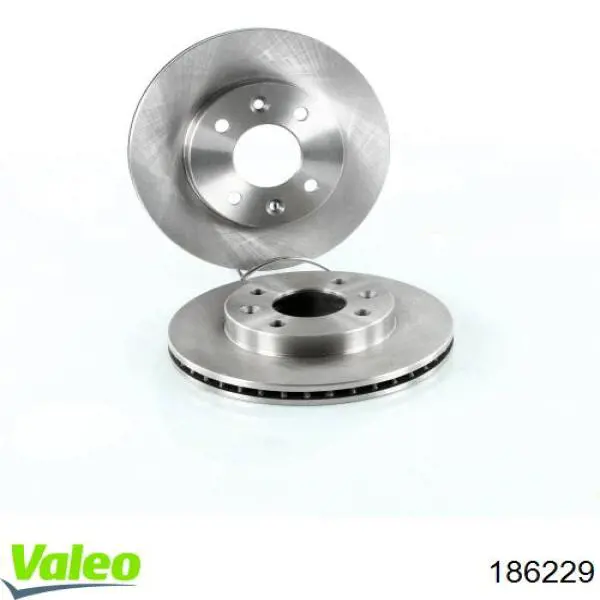 186229 VALEO диск гальмівний передній