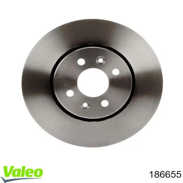 Диск гальмівний передній VALEO 186655