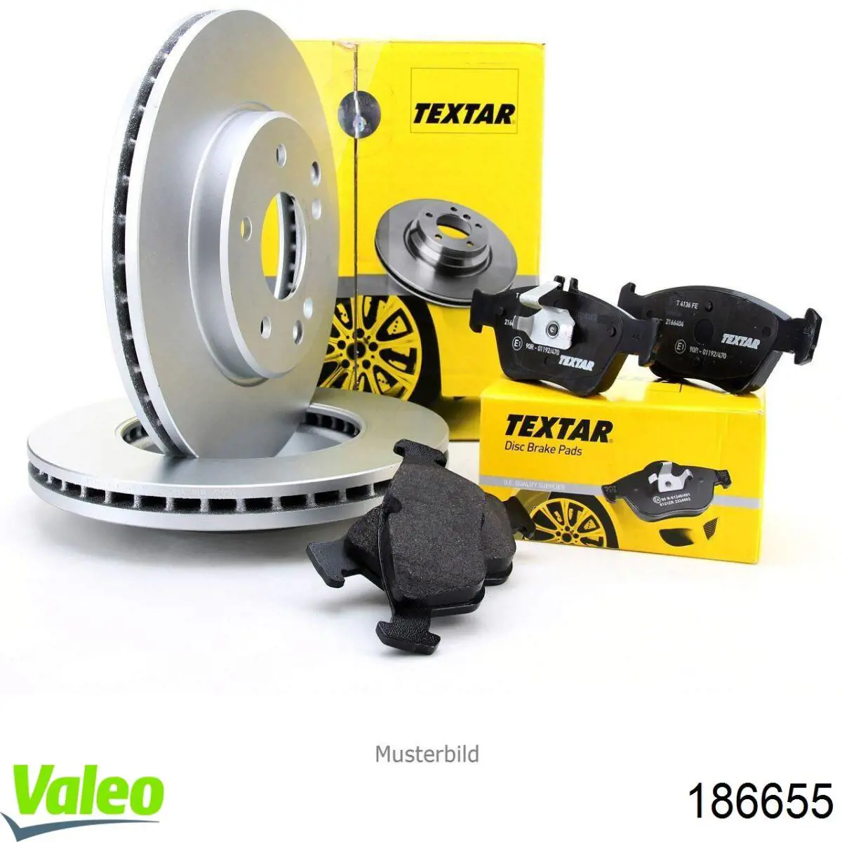 Диск переднього гальма VALEO 186655 ціна, від 37.48 USD