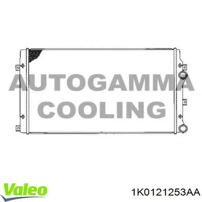 Радіатор основний VALEO 1K0121253AA ціна, від 38.09 USD