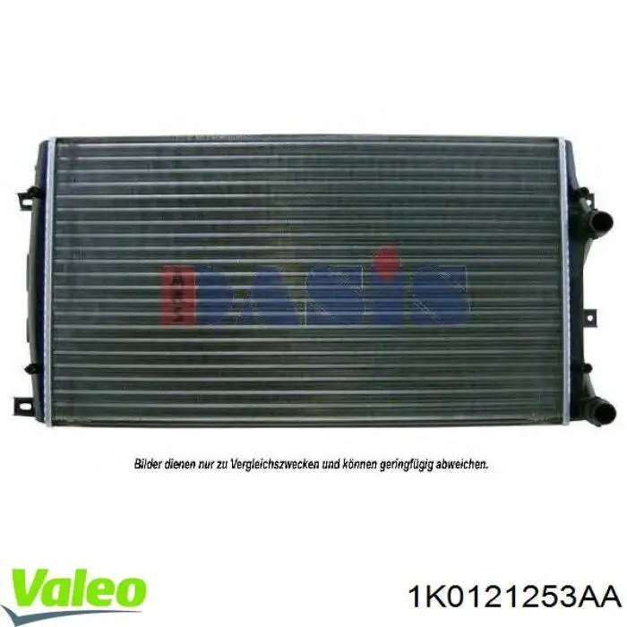 Радіатор 1K0121253AA VALEO