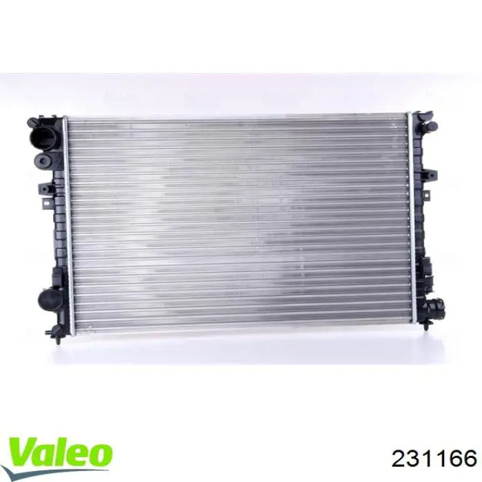 231166 VALEO радіатор охолодження двигуна
