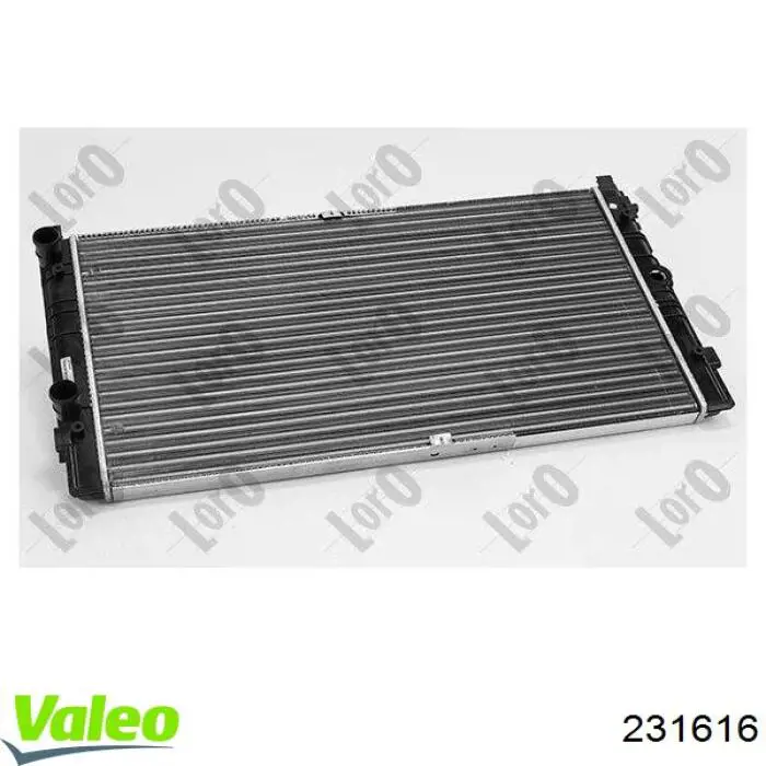 231616 VALEO радіатор охолодження двигуна