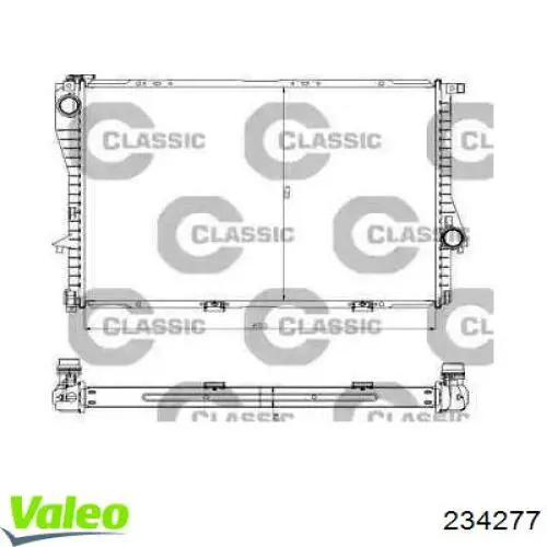 Радіатор 234277 VALEO