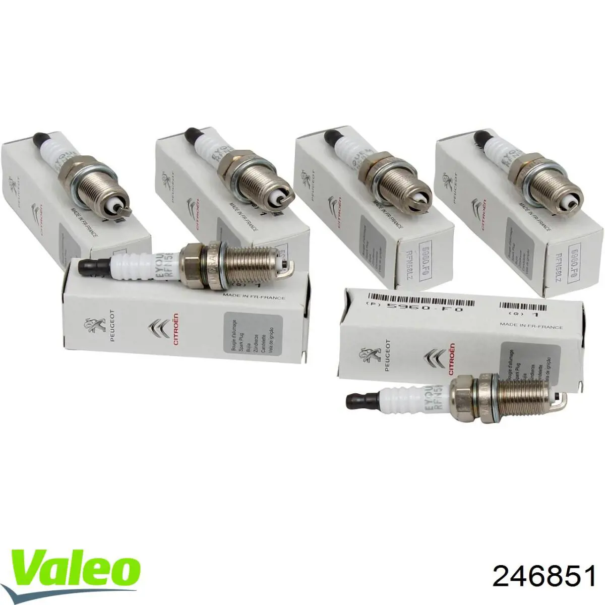 Свічки автомобільні VALEO 246851 ціна, від 2.87 USD