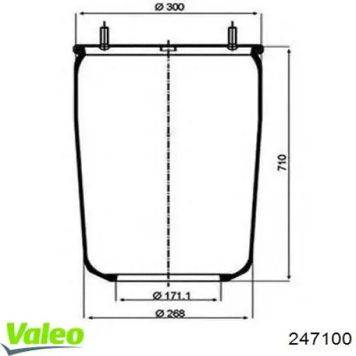Паливний насос, механічний VALEO 247100 ціна, від 34.58 USD