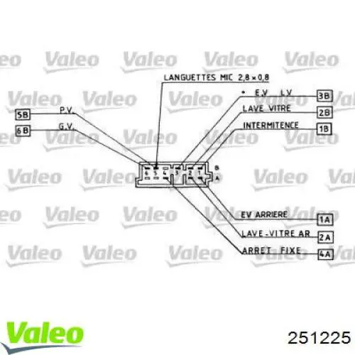 Перемикач підрульовий, правий Peugeot/Citroen 623973 ціна, від 89.03 USD