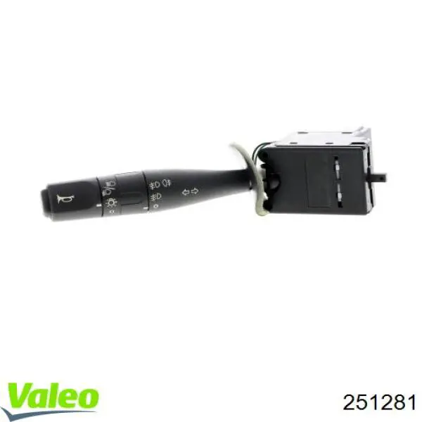 Купити 251281 VALEO Перемикач підрульовий, лівий