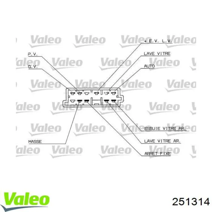 Перемикач підрульовий, правий 6239J1 Peugeot/Citroen