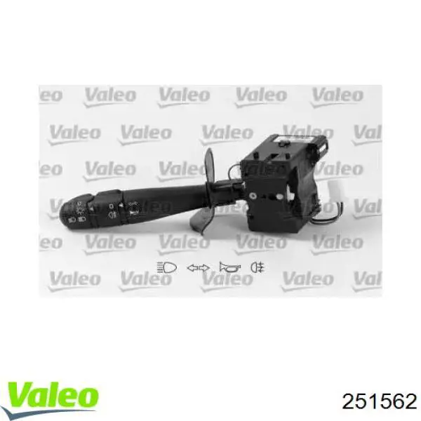 Перемикач підрульовий, лівий 251562 VALEO