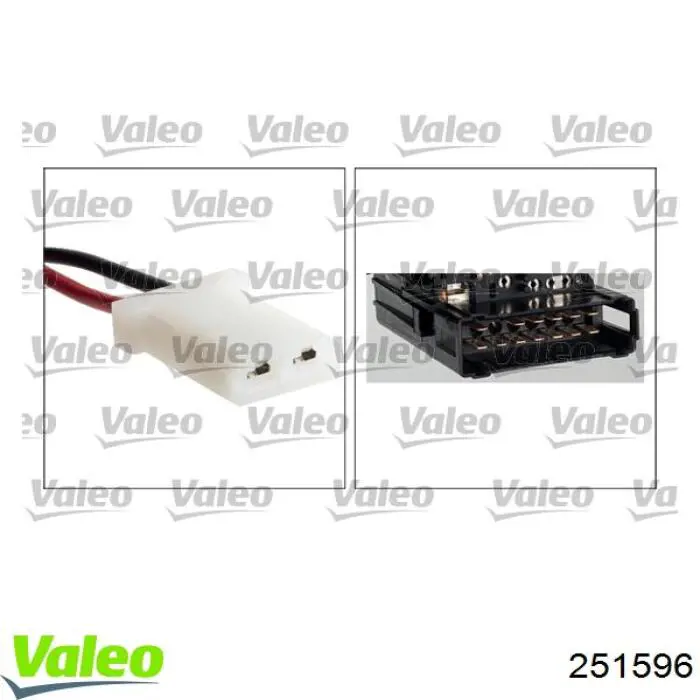 Купити 251596 VALEO Перемикач підрульовий, лівий