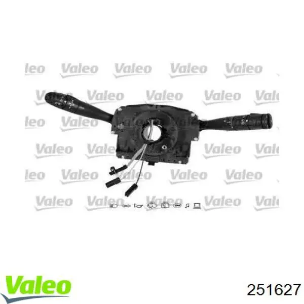 Перемикач підрульовий, лівий Peugeot/Citroen 6239VA ціна, від 186.47 USD
