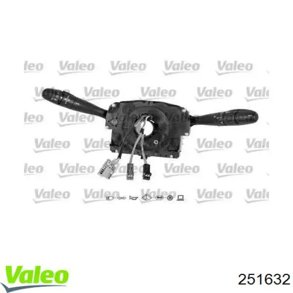 Купити 00006242T0 Peugeot/Citroen Підрульовий перемикач