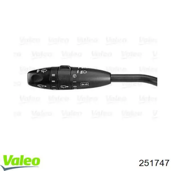 Купити 251747 VALEO Перемикач підрульовий, лівий
