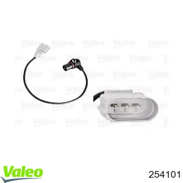 Купити 254101 VALEO Датчик положення (оборотів) коленвалу