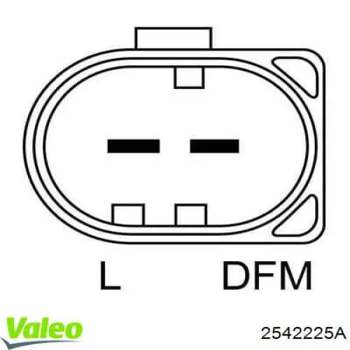 Купити 2542225A VALEO Генератор