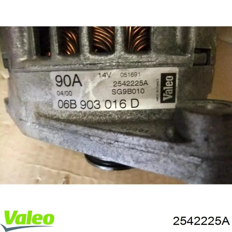 Генератор 2542225A VALEO
