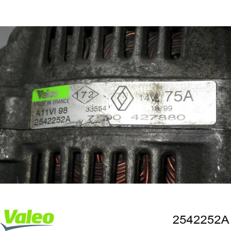 Купити 2542252A VALEO Генератор