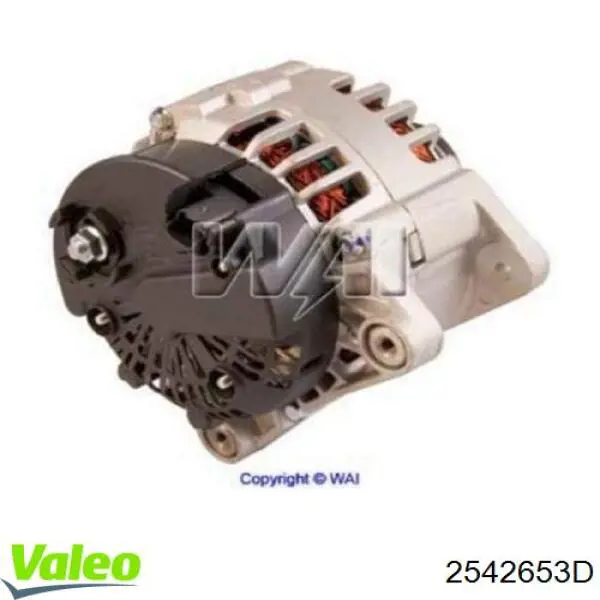 Генератор VALEO 2542653D ціна, від 127.25 USD