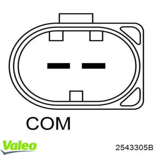 Купити 2543305B VALEO Генератор