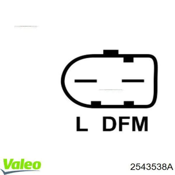 Генератор 2543538A VALEO