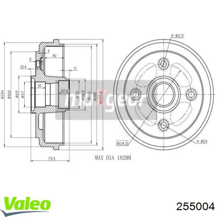 Датчик положення распредвалу VALEO 255004