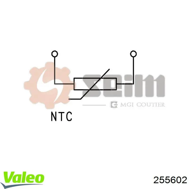 Датчик температури впускного повітря 255602 VALEO