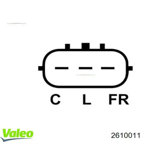 Генератор 2610011 VALEO
