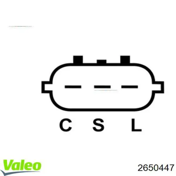 Реле зарядки генератора VALEO 2650447 ціна, від 22.53 USD