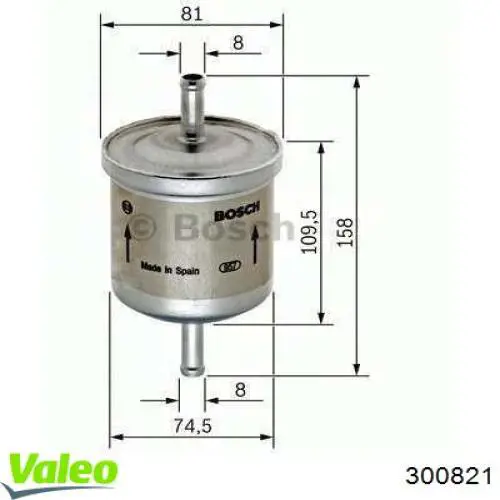 Щітка генератора VALEO 300821 ціна, від 1.18 USD