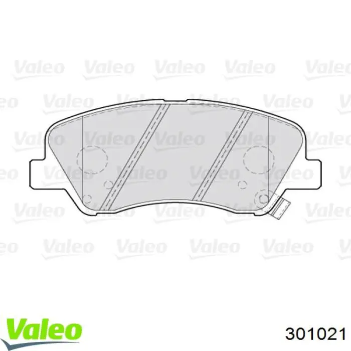 301021 VALEO Передні гальмівні колодки